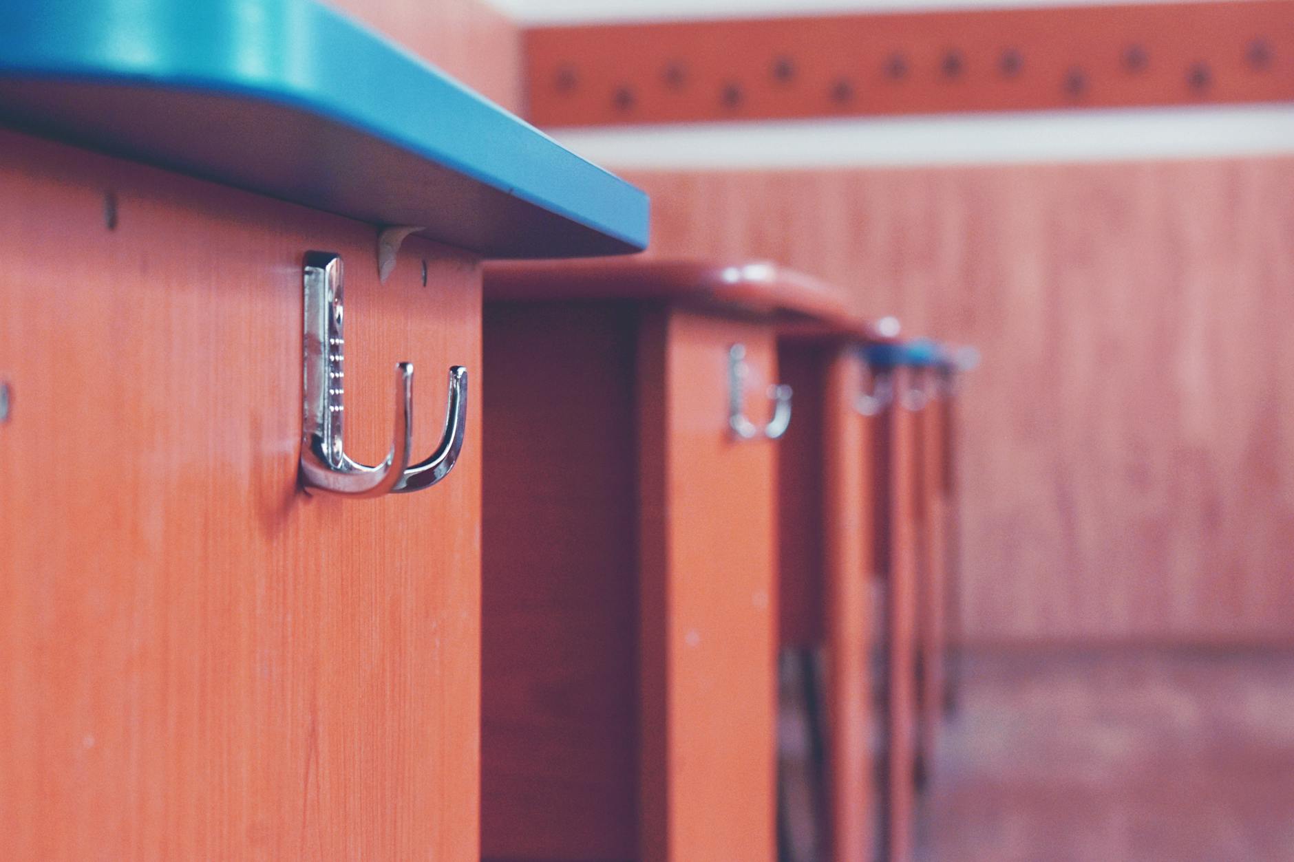 Cruise cabin storage hooks