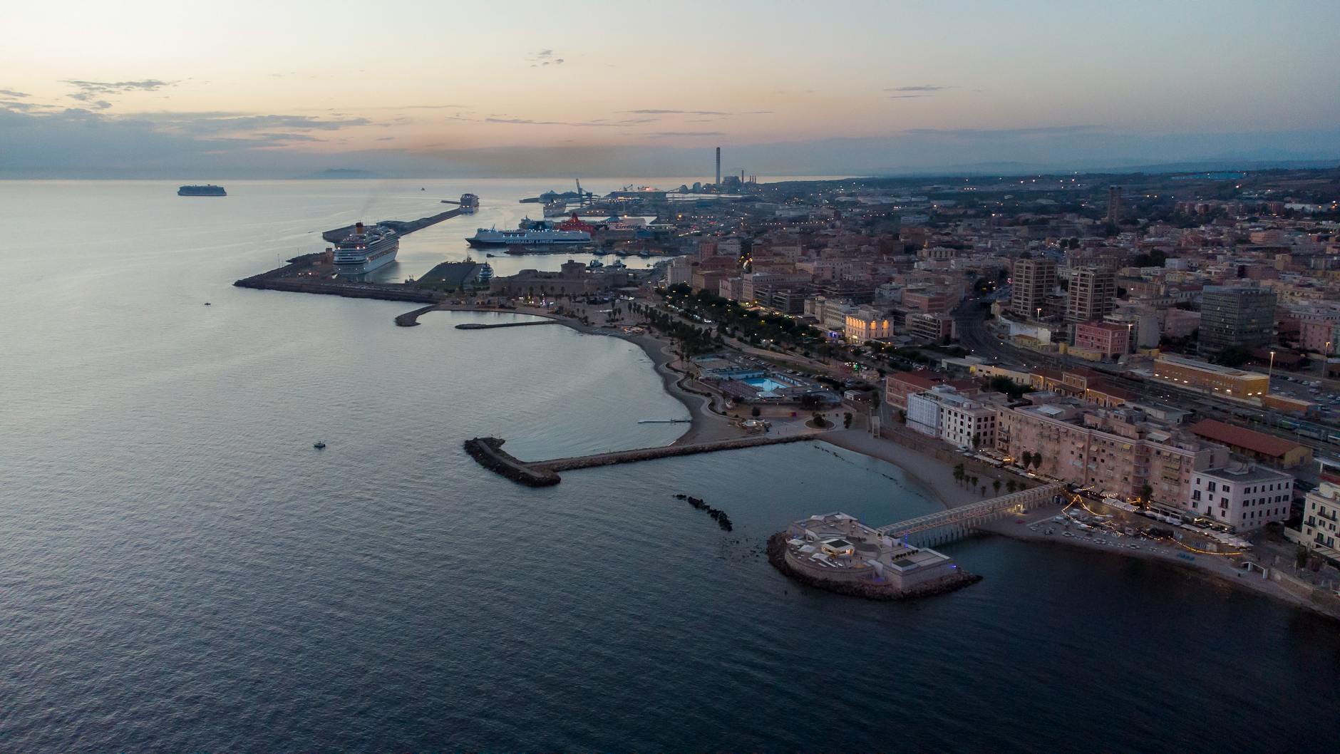 Rome Civitavecchia port Italy