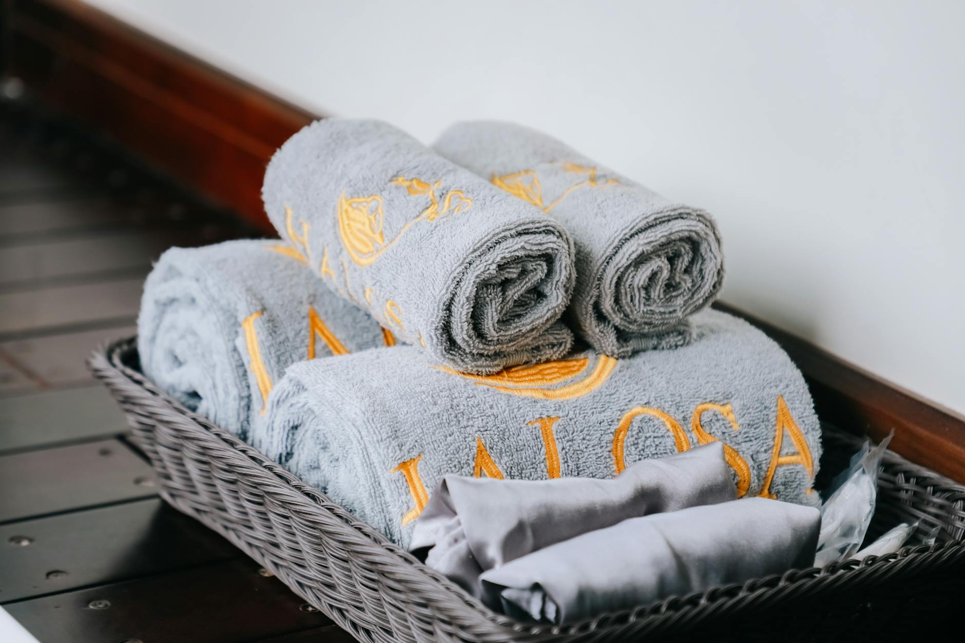 Onsen towel folded Japan