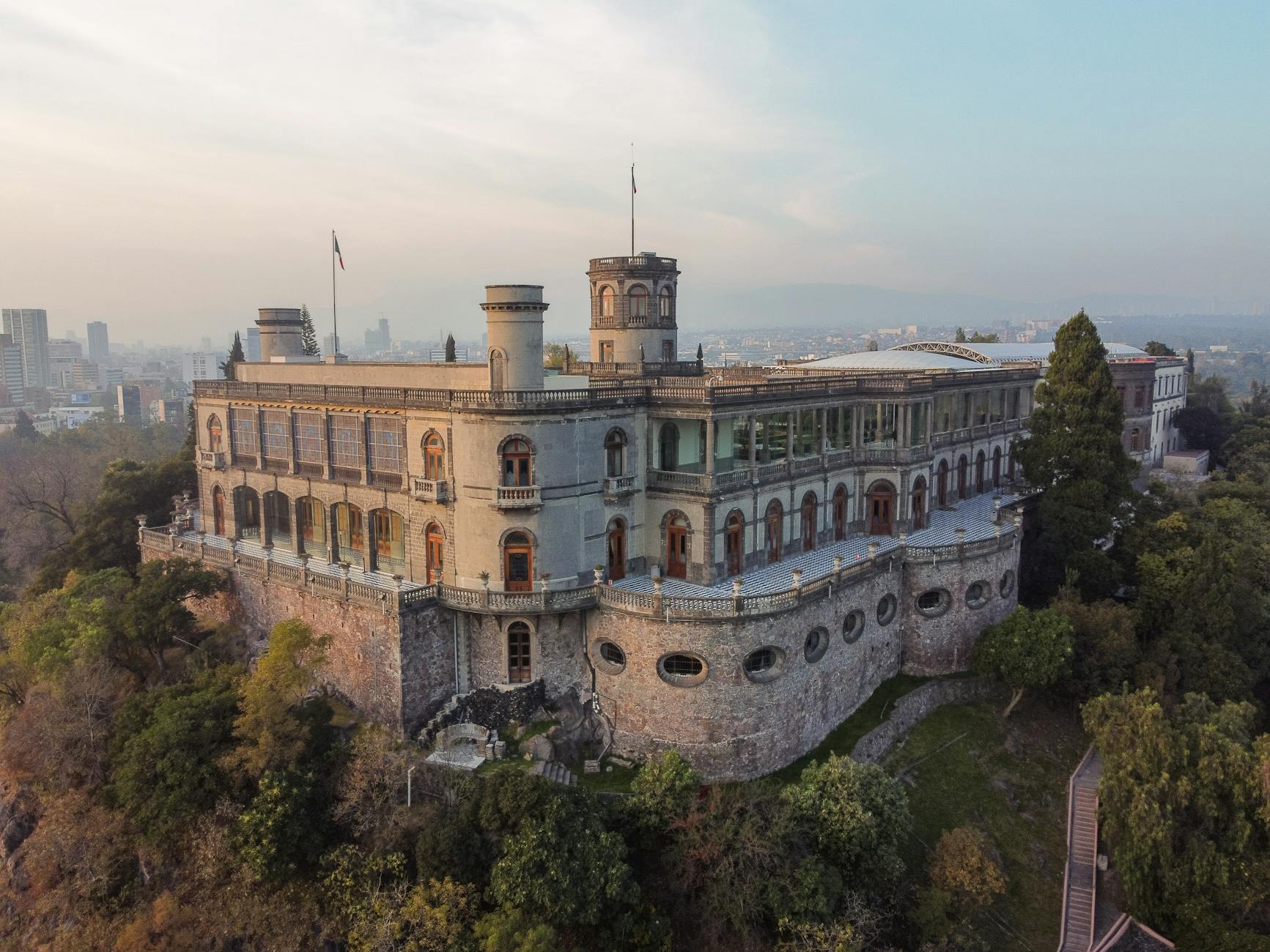Chapultepec park castle Mexico