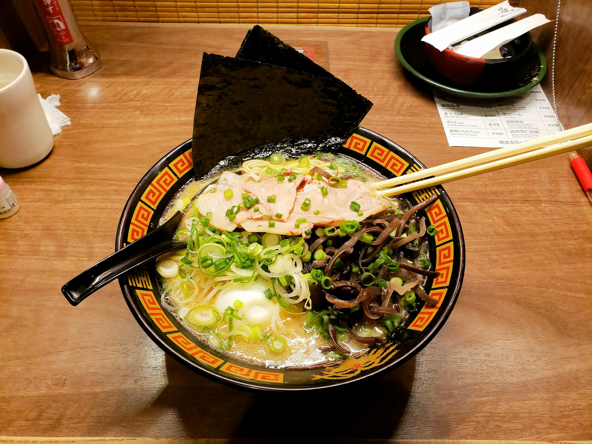 Osaka tonkotsu ramen bowl