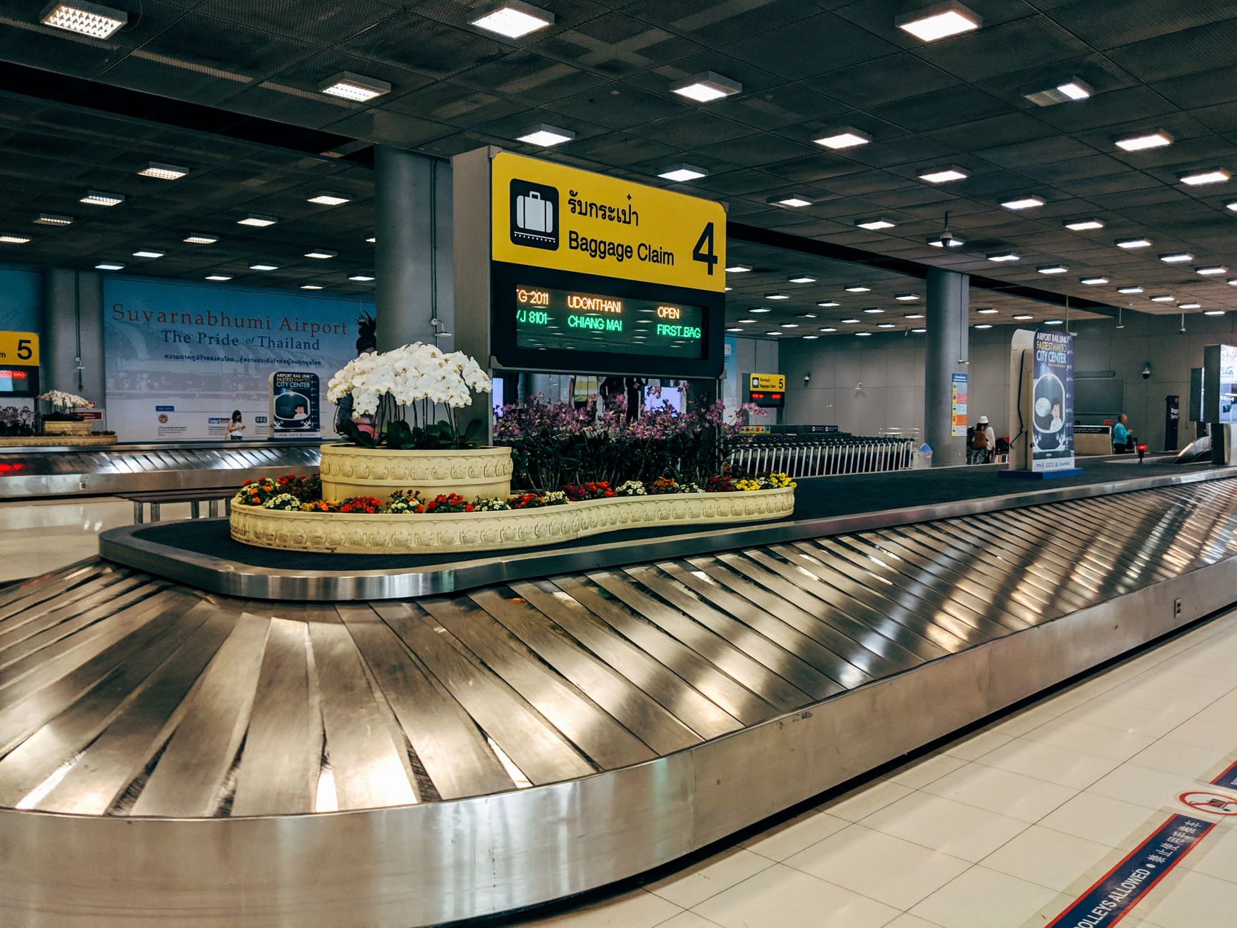 Lost luggage airport carousel